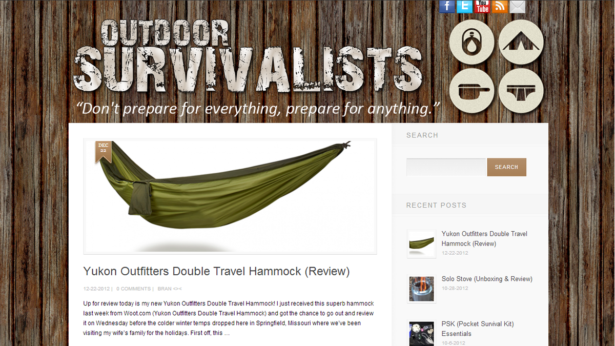 Outdoor Survivalists